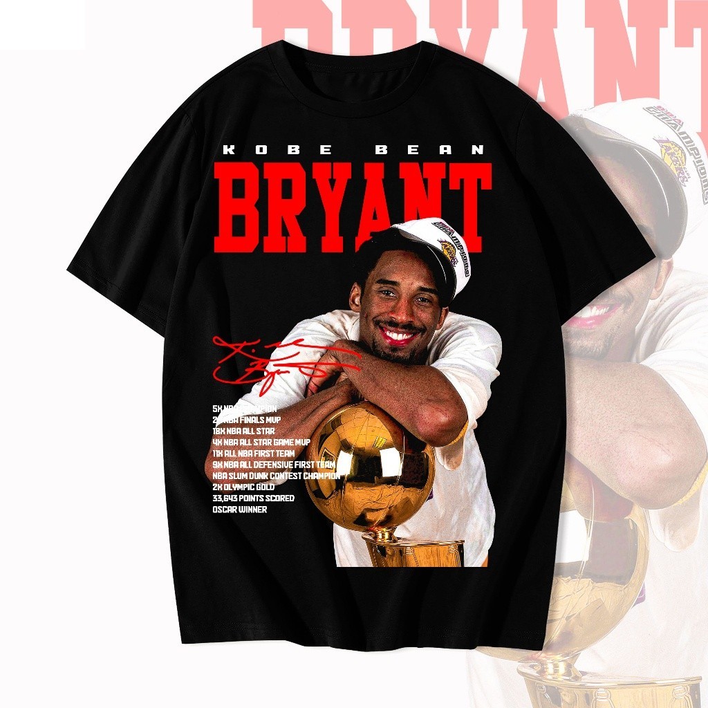 original design Tshirt Animist Oversized Shirts Nba Bootleg Pro Club Unisex Kobe Bryant T-Shirt cod 