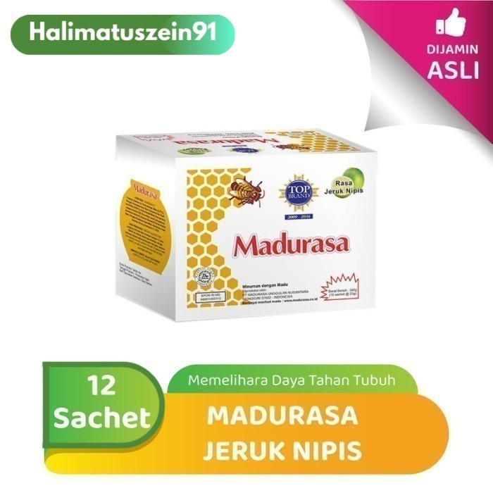 

Madurasa Jeruk Nipis Memelihara Daya Tahan Tubuh (12 Sachet)