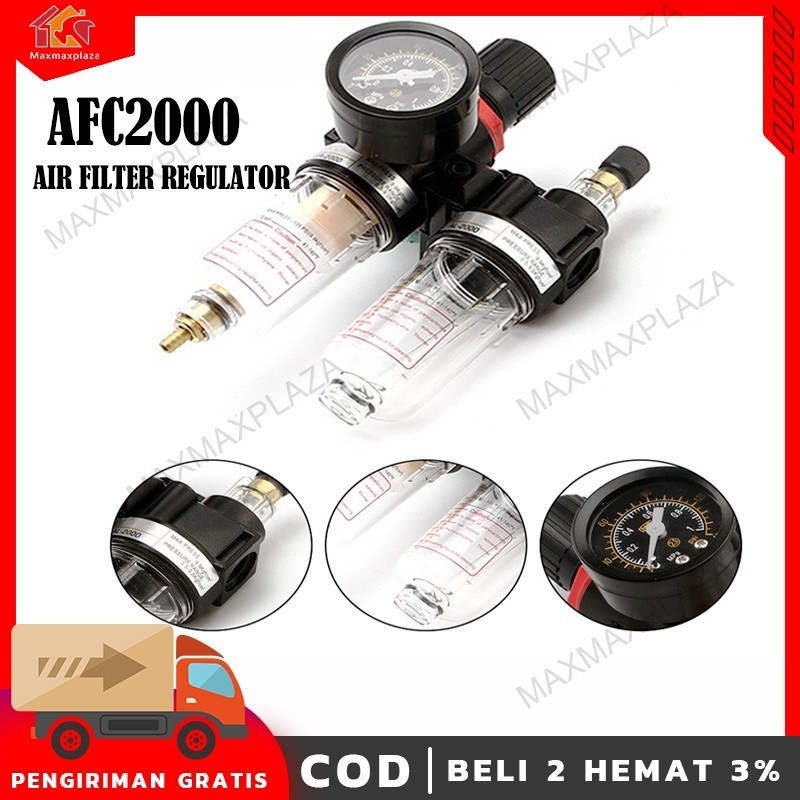 AFC2000 filter kompresor angin/Air filter regulator atau saringan kompresor double afc2000/Air Filte