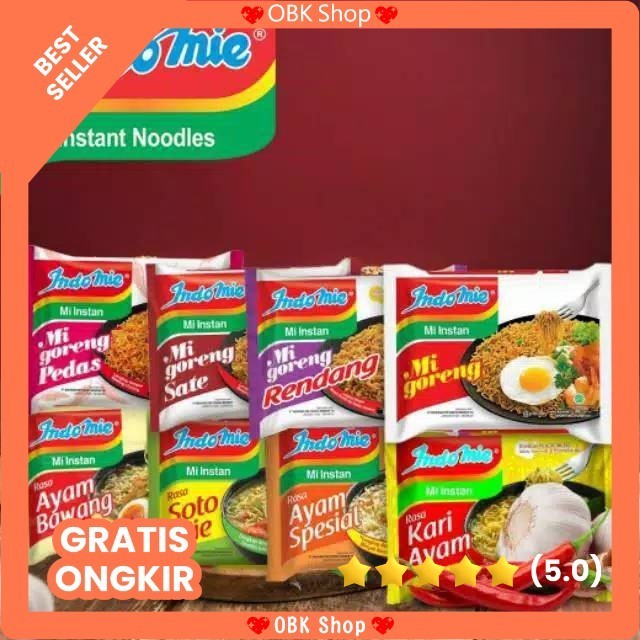 

INDOMIE GORENG MI INSTANT GROSIR MURAH DUS MAKANAN RINGAN INSTANT CEMILAN ANAK INSTAN INDOFOOD / MIE INSTANT