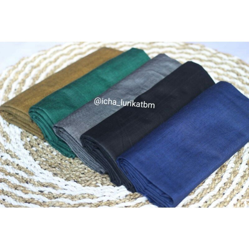 LURIK Kain Tenun Lurik Atbm polos