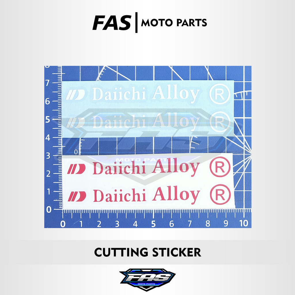 Stiker Velg Daiichi Alloy