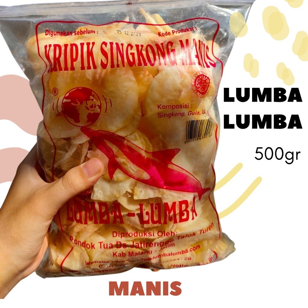 

Keripik Singkong Lumba-Lumba Besar Kripik Manis / Asin- OLEH-OLEH KHAS MALANG KEMASAN 500GR