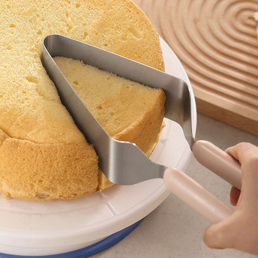 Alat Pemotong Cutter Kue Tart Pie Bahan Stainless Pisau Kue Keju Cake Slicer