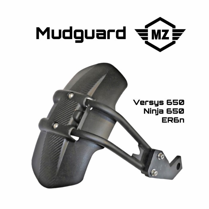 Mudguard ER6n ER6f Ninja650 Versys650 - Aksesoris Bagian Ban Belakang Spek Touring Adventure Modific