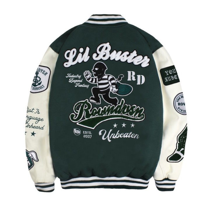 Rown Division Official Jaket Varsity Lil Buster Green - S