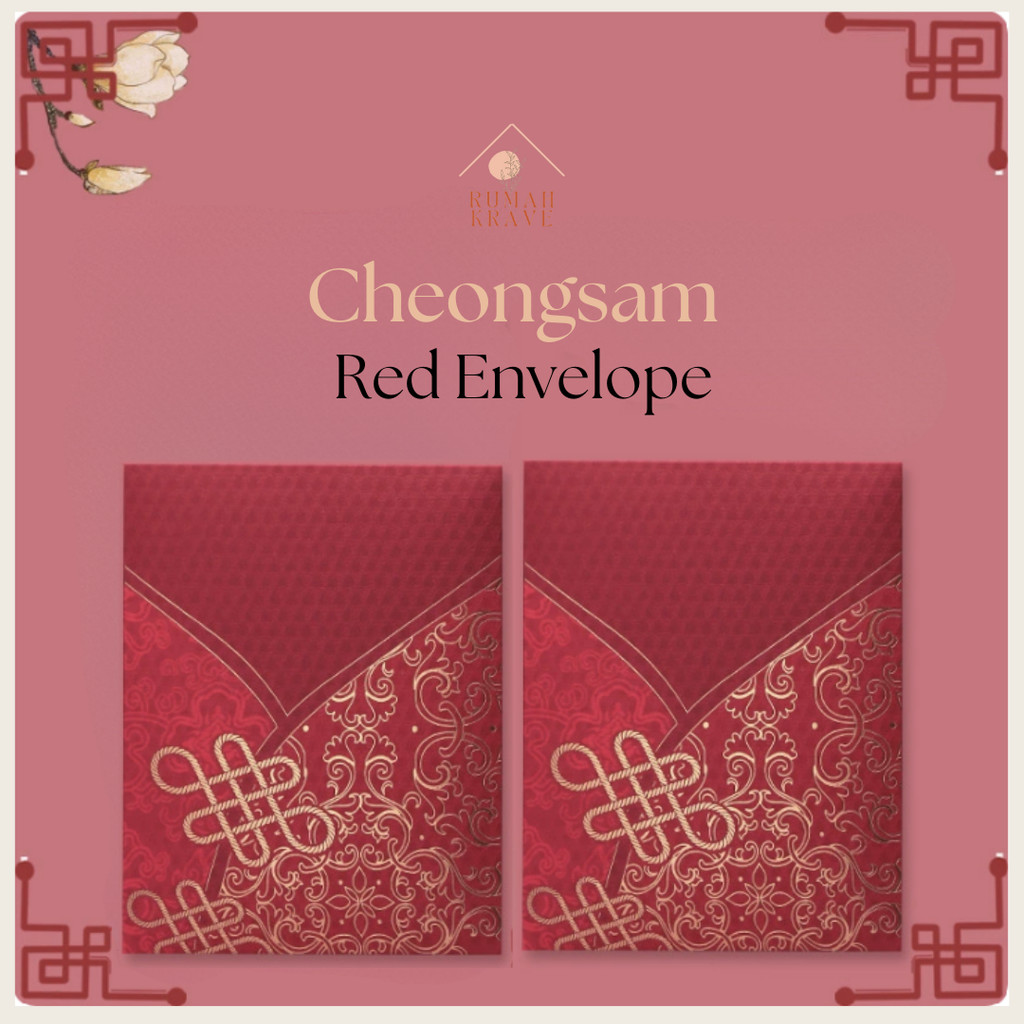 

RUMAH KRAVE - Cheongsam Red Envelope Angpao Amplop Uang Chinese