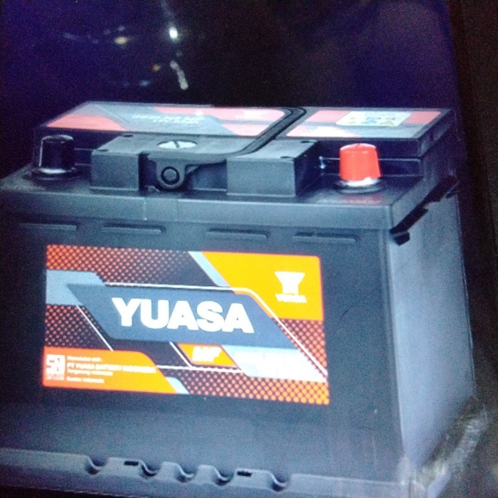 Aki accu yuasa chevrolet spin din 566LN2 LN2 MF kering berkualitas