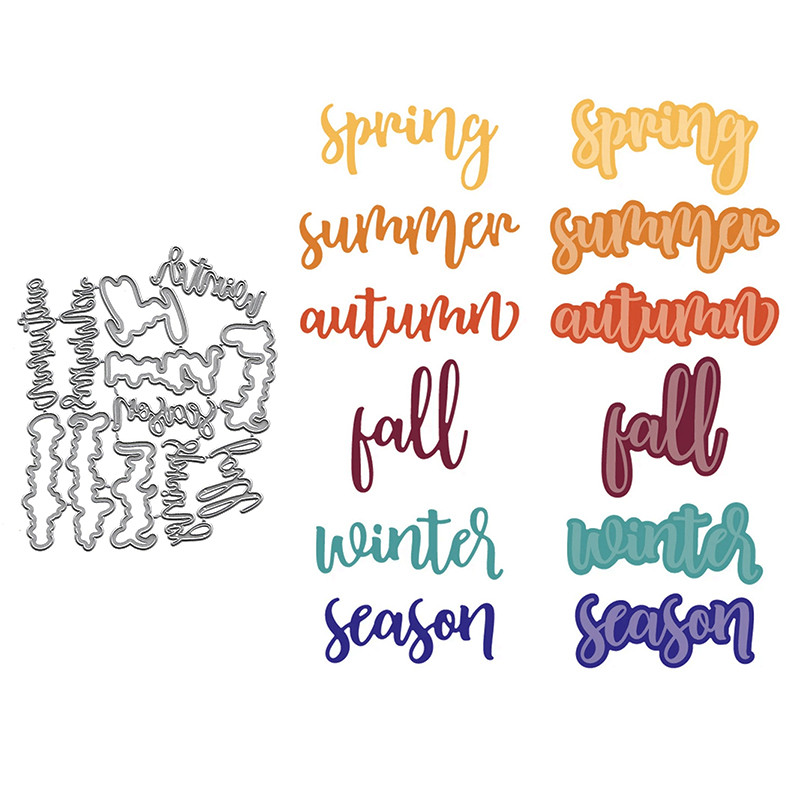 

2024DIY New English Alphabet Metal Cutting Template.