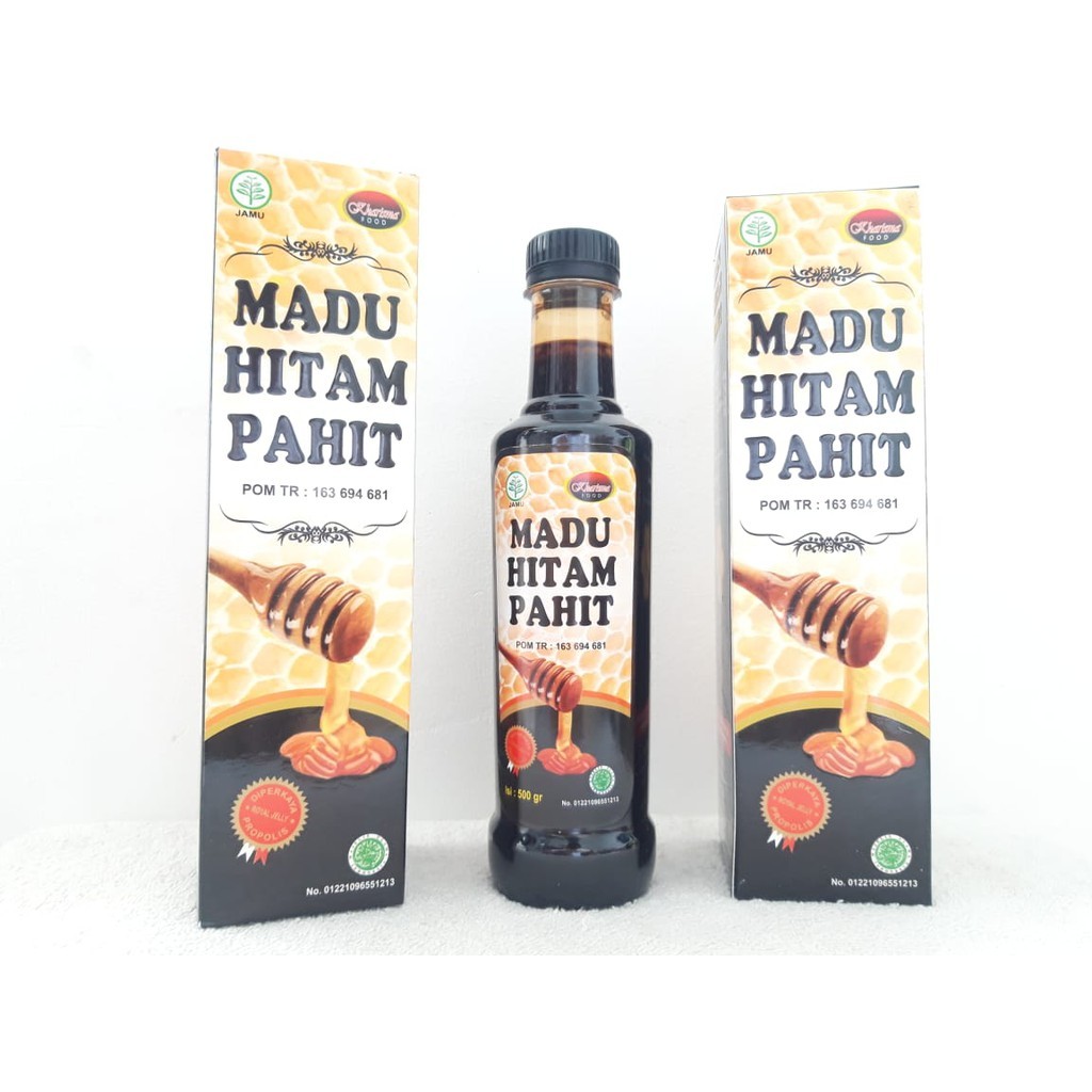 

Madu Hitam Pahit Premium 500 gr Madu Diabet Super Kolesterol Asam Urat Amblas