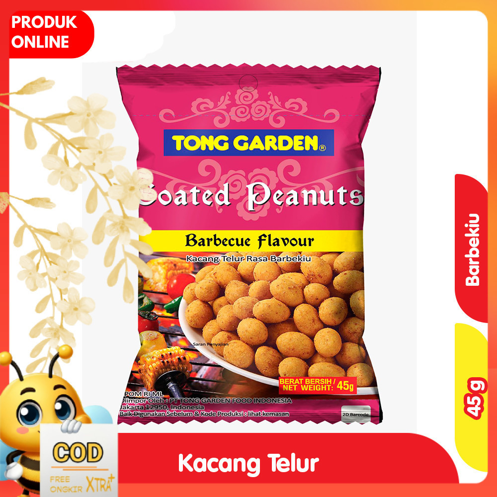 

Tong Garden Coated Kacang Telur Rasa Barbekiu 45 g