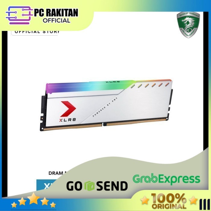 PNY Ram XLR8 RGB DDR4 Silver 3200MHz Desktop Memory