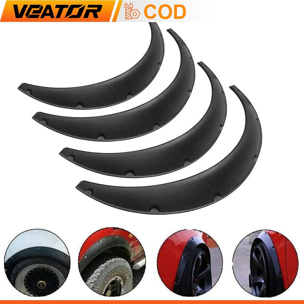 Fender Badan Lebar Modifikasi Mobil Universal untuk Sedan SUV Kendaraan Off-road Fender Dekoratif Pe