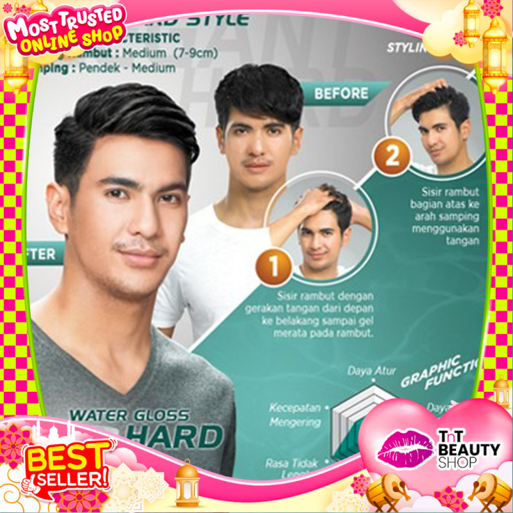 Gatsby Water Gloss HARD / Pomade / Minyak Rambut | TnT Beauty Shop