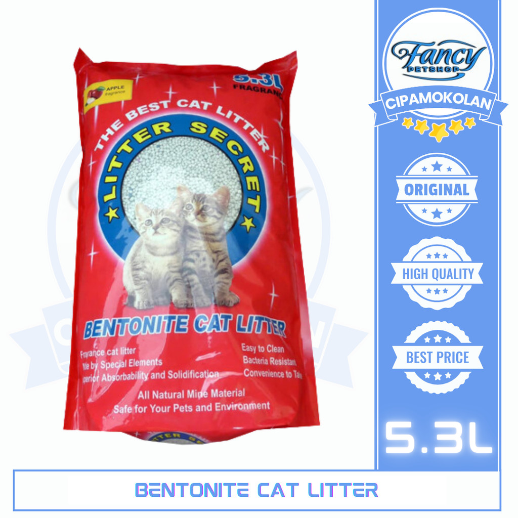 Pasir Bentonite Cat Litter Secret 5.3 Liter