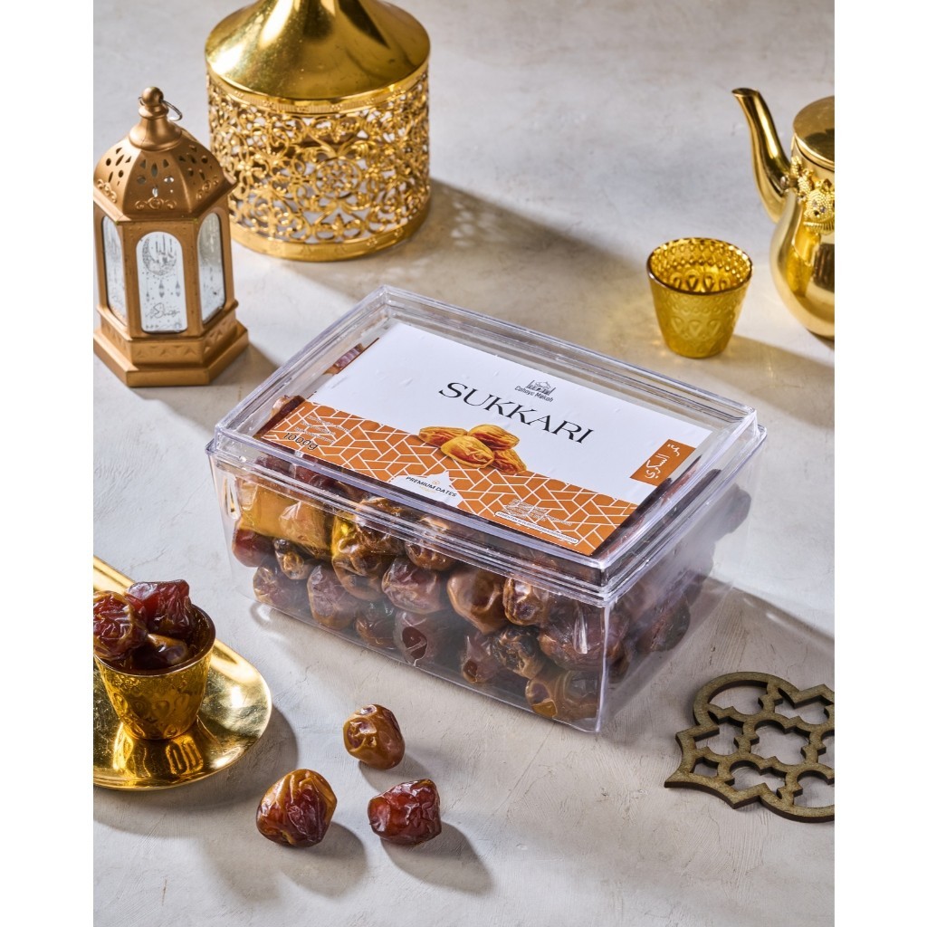 

Cahaya Mekah Kurma Sukkari Premium Original High Quality 1kg