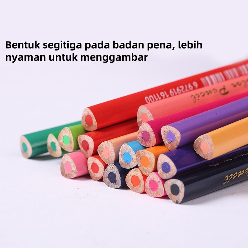 

YUH Giorgione 36/72 Warna Pensil Warna Minyak Pensil Segita Berongga Khusus untuk Menggambar Kartun
