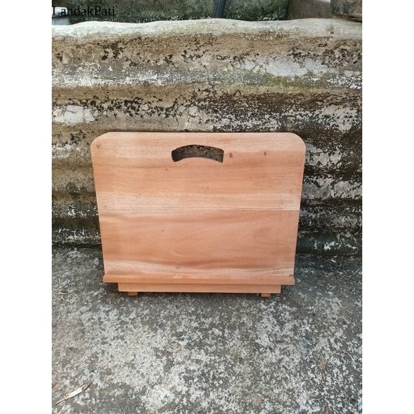 Meja lipat kayu meja laptop meja rekal rehak lekar Meja ngaji kayu mahoni LZN5
