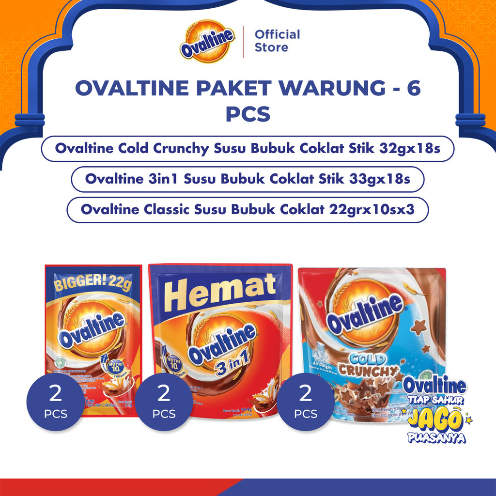 

Ovaltine Paket Warung - 6pcs