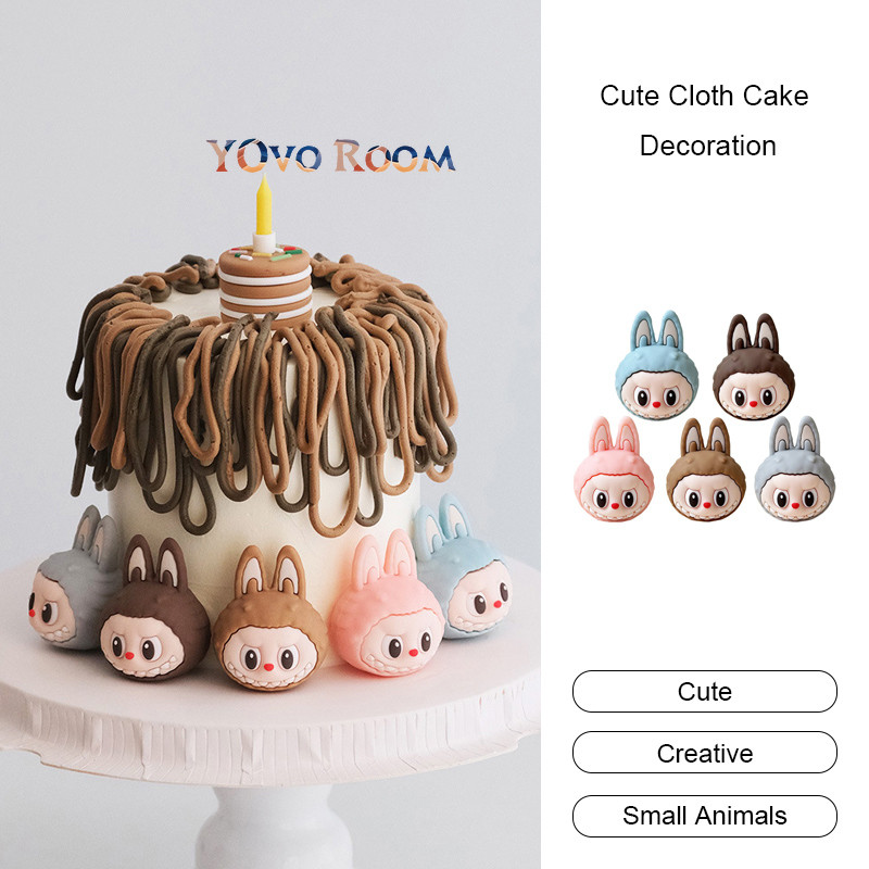 topper labubu,topper kue,topper cake,topper karakter labubu YOvo
