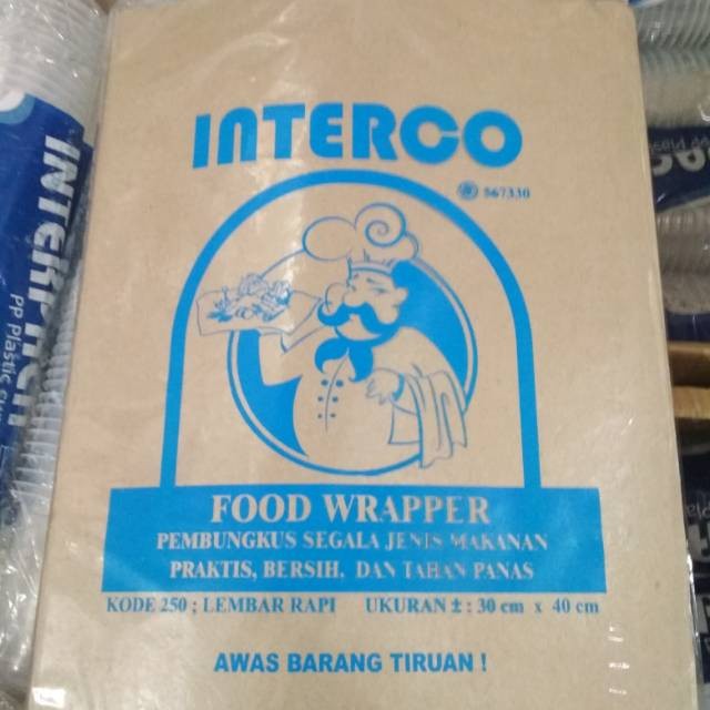 

pekanbaru / KERTAS NASI INTERCO 250lbr