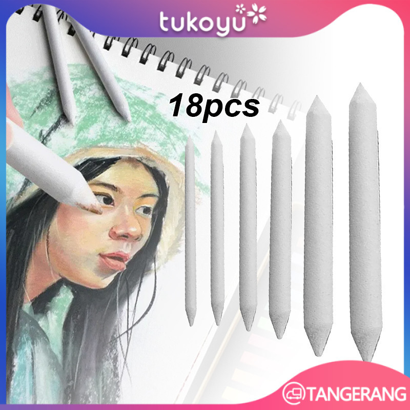 

Paper Stump/Pena Penghapus/Blending Stump Sketsa Penghapus Pencil/Pensil Sketsa 3 Set 18pcs
