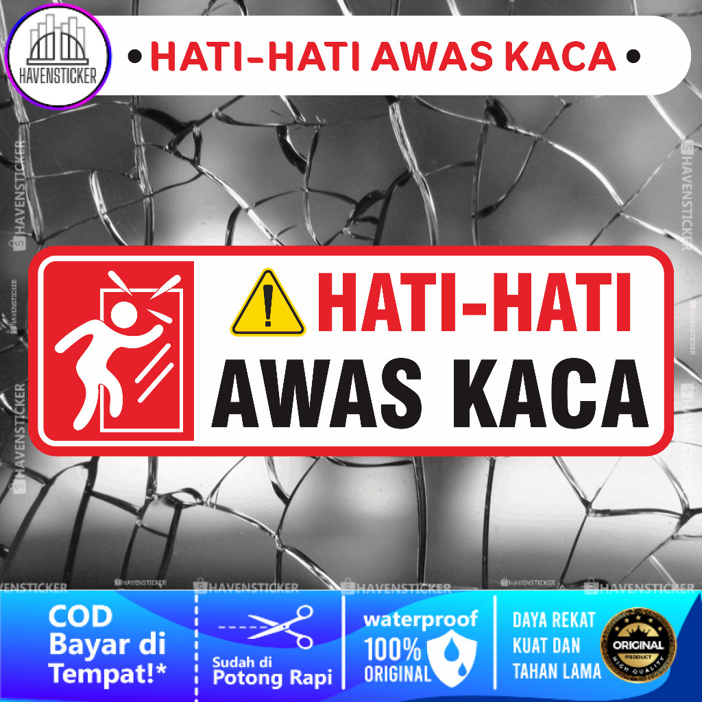

Stiker Hati-hati Awas Kaca Laminasi Kilat