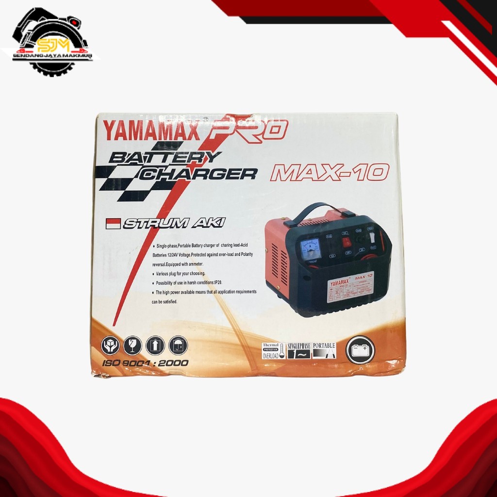 BATERAI CHARGER / SETRUM AKI / SETRUM ACCU MAX- 10 12V YAMAMAX-PRO