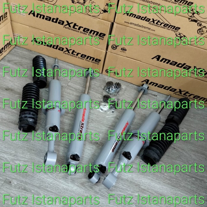 PAKET Shockbreaker AMADA XTREME ADJUSTABLE HILUX REVO DEPAN BELAKANG