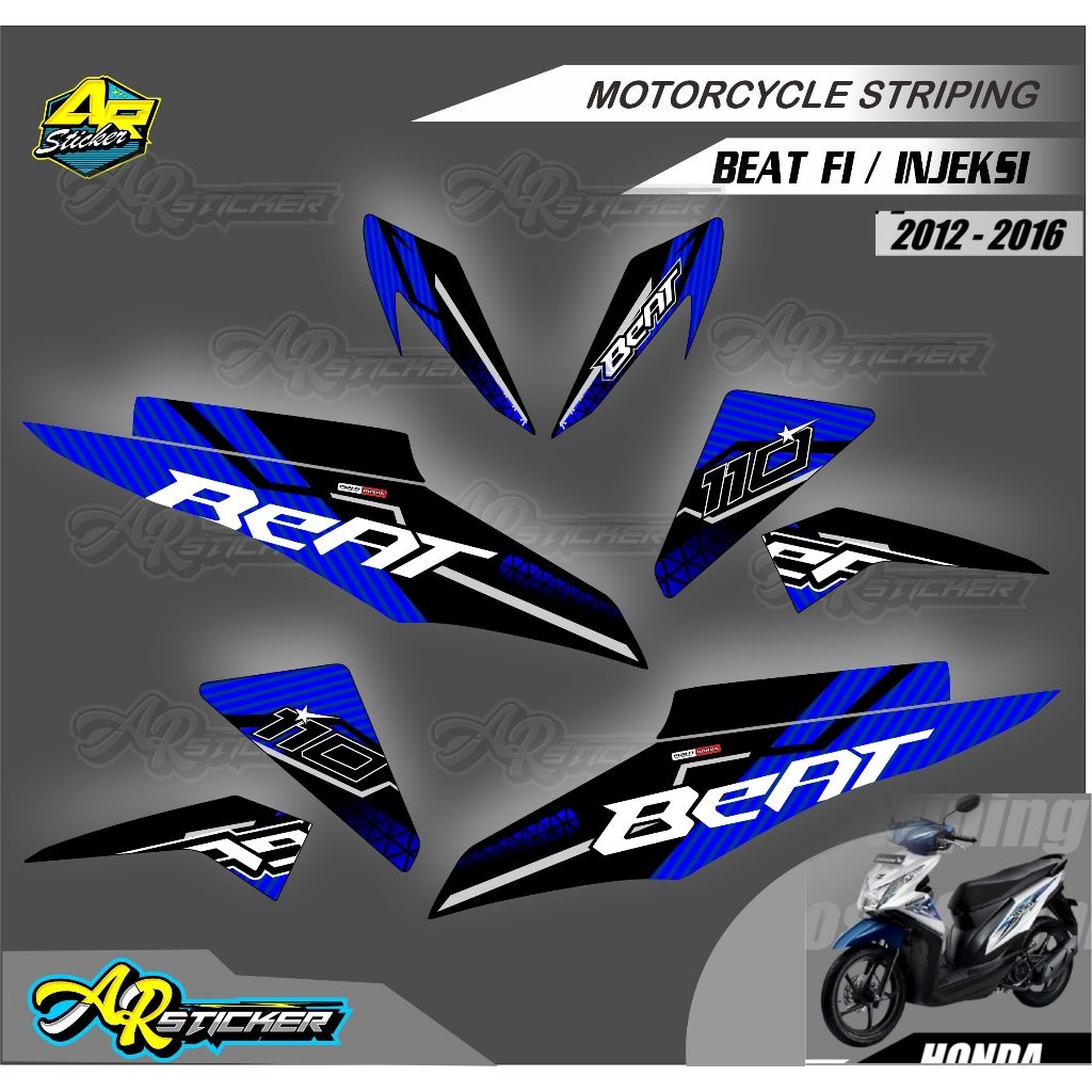 striping beat fi / stiker beat fi / striping beat fi 2014 / decal beat fi / striping beat fi 2013 / 