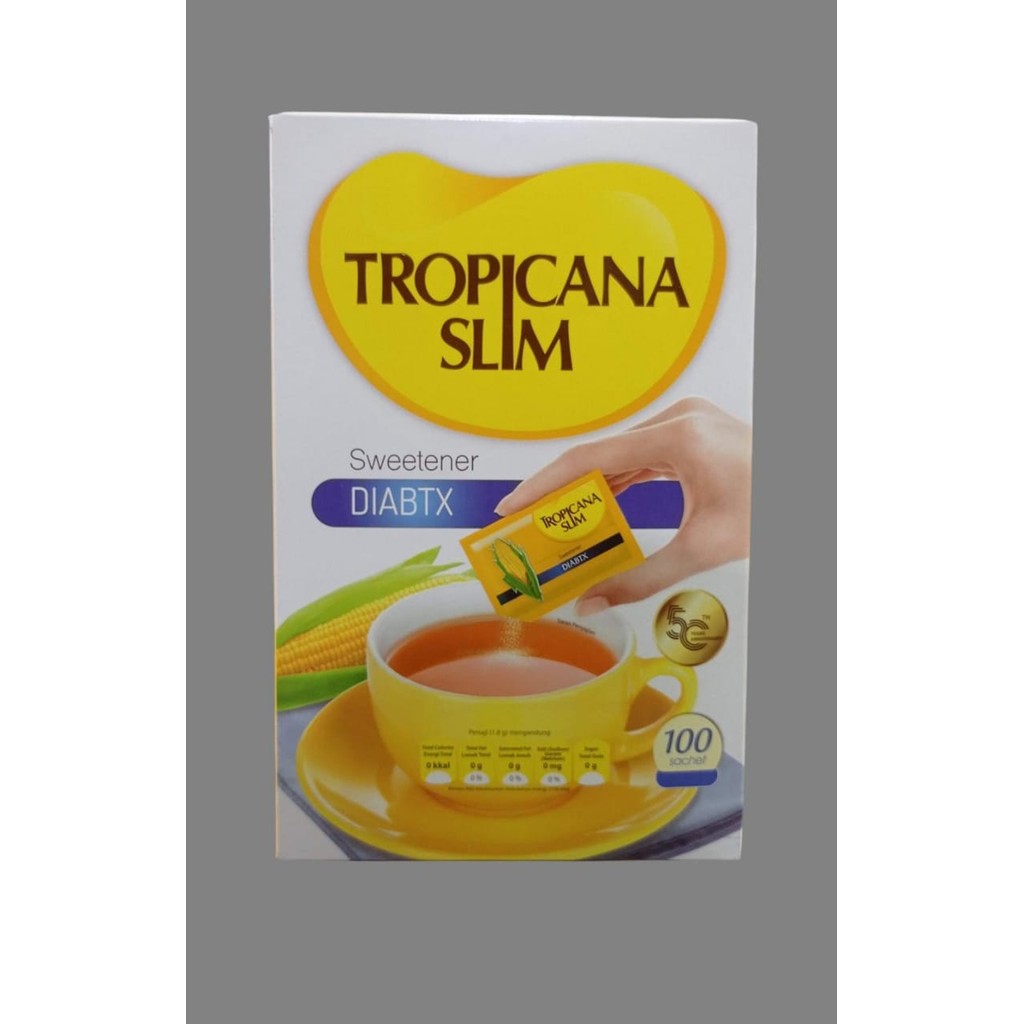 

Tropicana Slim Sweetener Diabtx 100's
