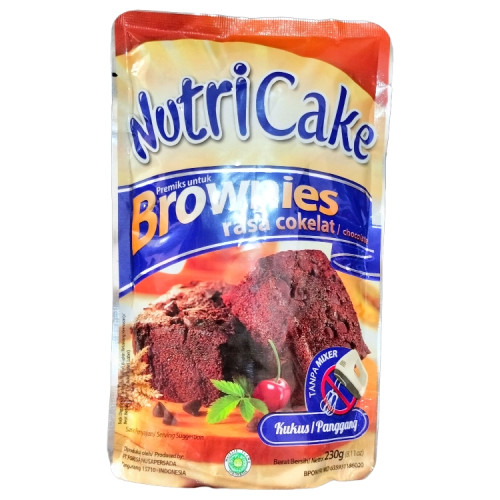 

NUTRICAKE BROWNIES COKLAT 230G