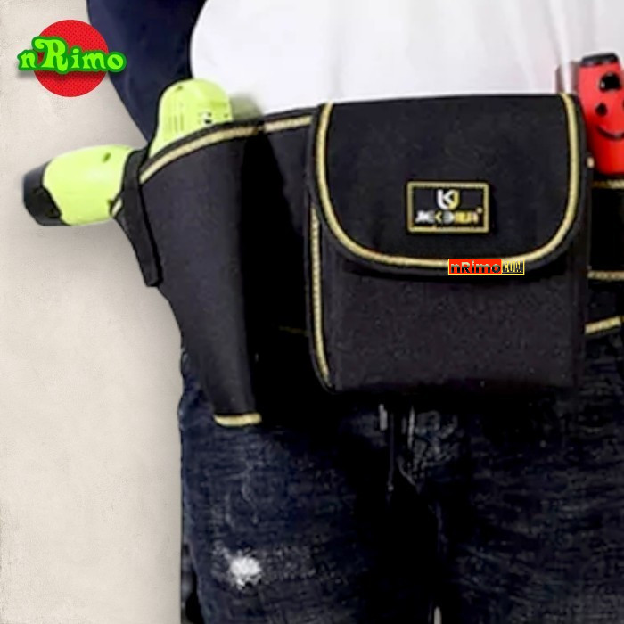 Promo Tas Pinggang Perkakas Toolkit Tempat Bor Listrik Obeng Waist Tool Bag