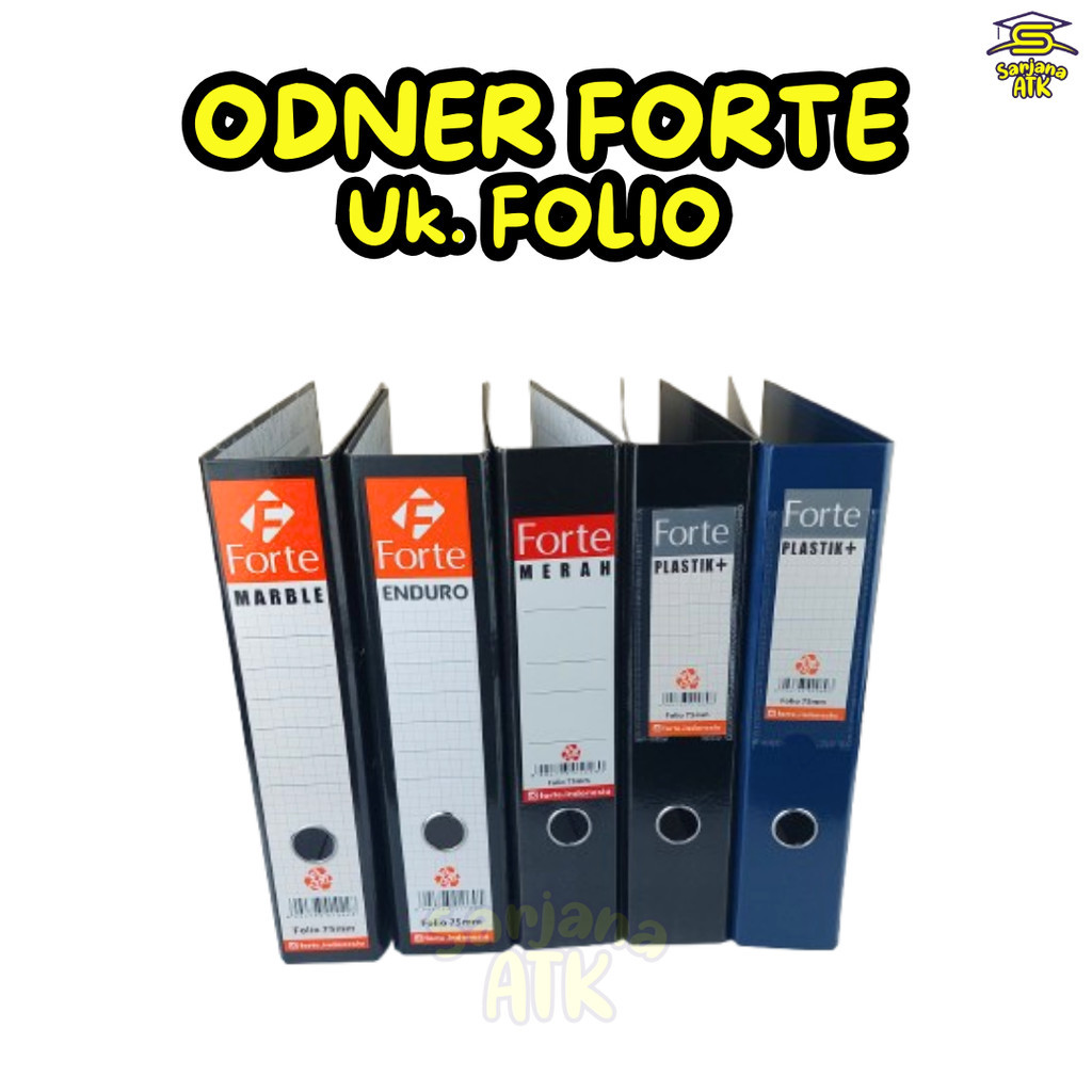 

Odner Forte F4 / Map Odner File Dokumen Folio / Map Odner FORTE 75mm Plastik Plus