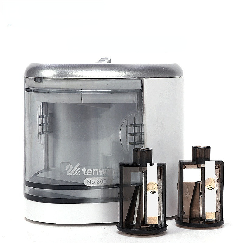 

2pcs/set Multifunctional Automatic Electric Pencil Sharpener Blades Home Office Pencils Art Drawing Supplies