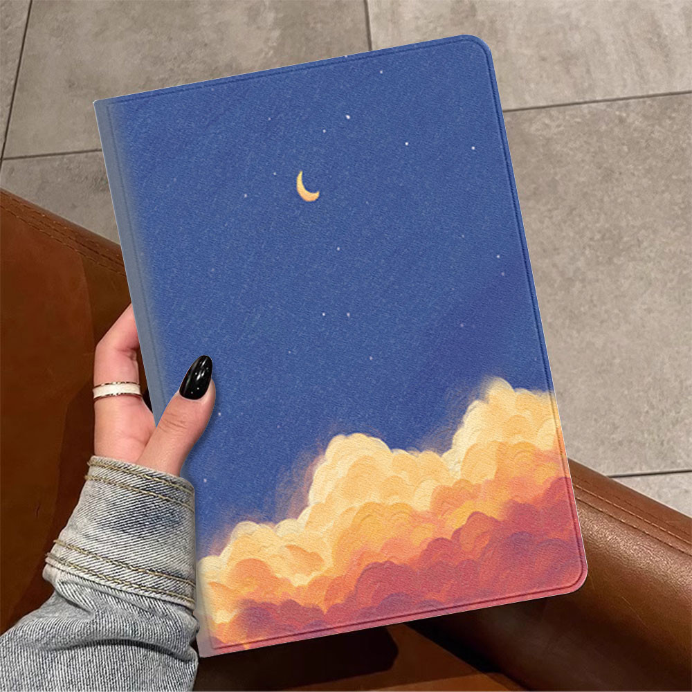 Mini 4 5 Air1 ipad pro 2022 11inch iPad mini6 TPU Soft Side as far as the eye can see Folding iPad C