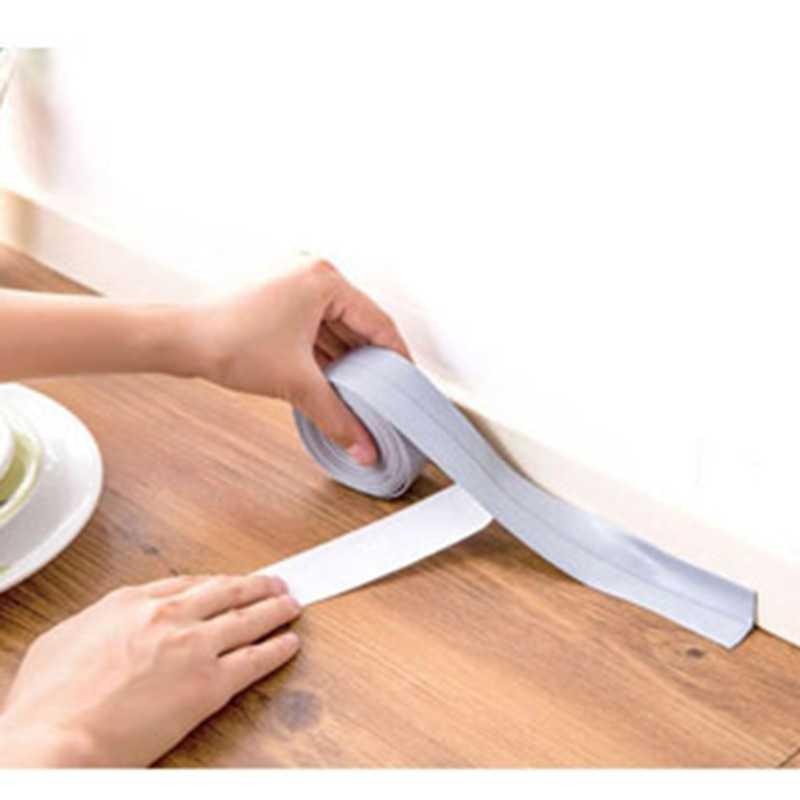 

Mildew Sealing Strip Sticker PVC Dapur Kamar Mandi 3.5 cm x 3.2 M