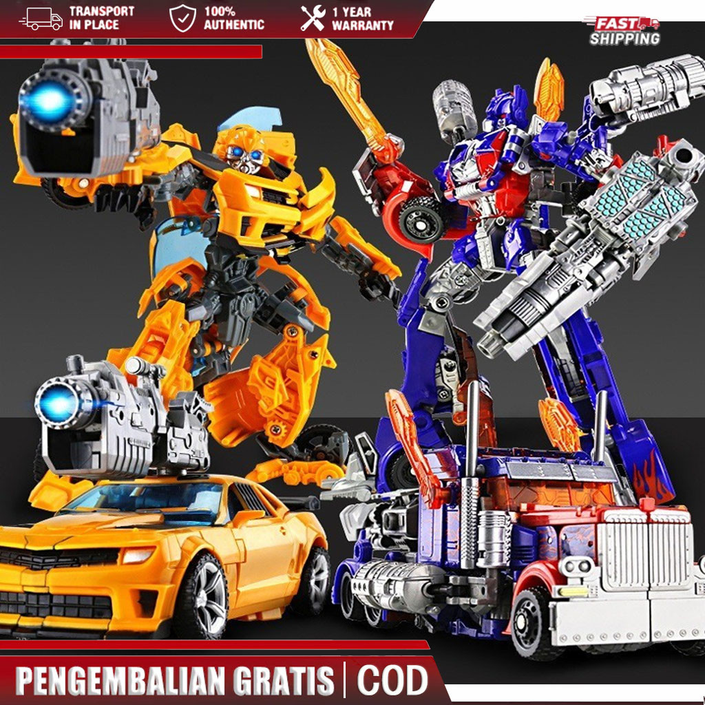 [Rintisanlaut] Robot Transformer Optimus Primer Bisa berubah jadi mobil Mainan Robot Transformers De