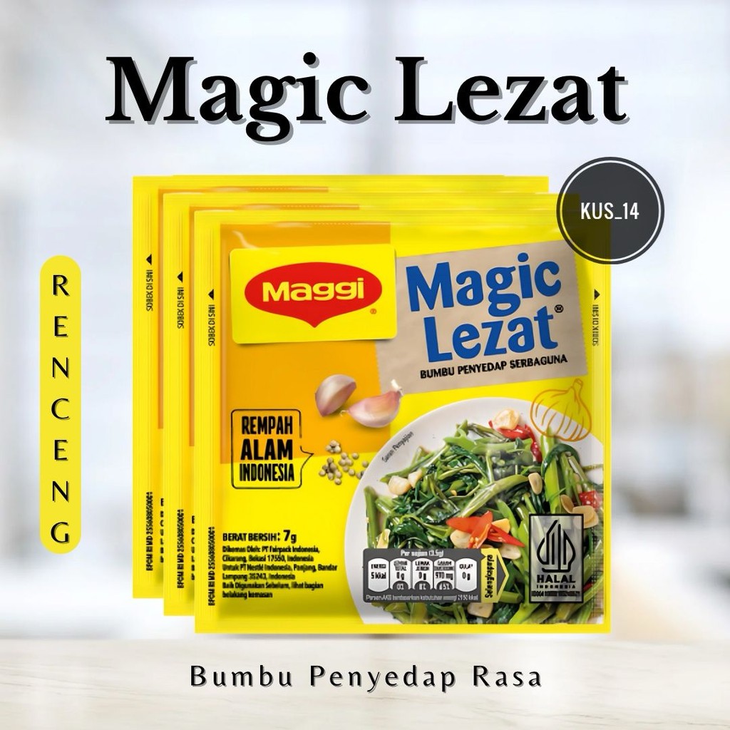 

Magic Lezat Renceng (12 Sachet) / Penyedap Serbaguna