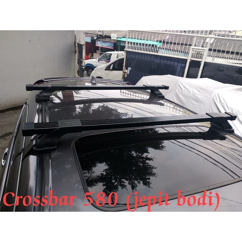 Kaki Rack Cross Bar Forack Rack Jepit Body CrossBar Mobil Universal