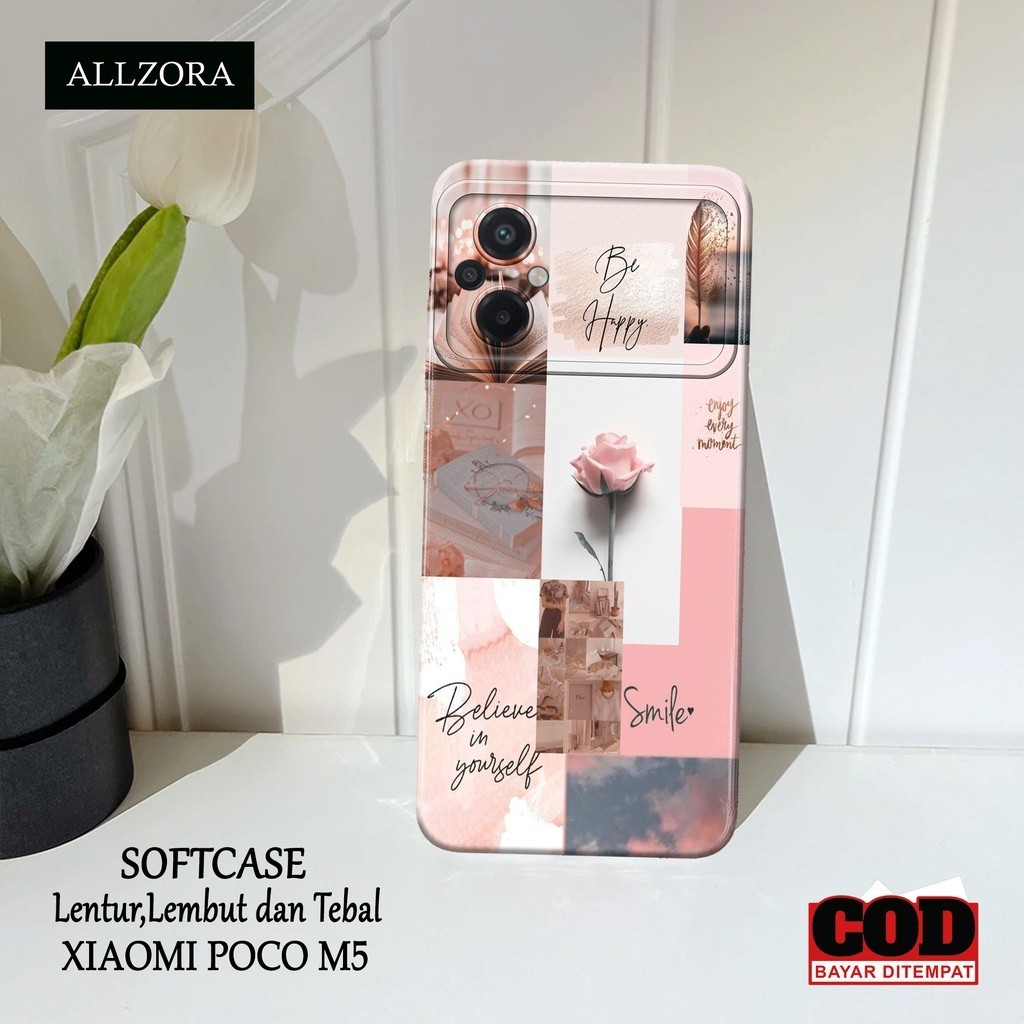 Softcase Hp Xiaomi Poco M5 Terbaru - Casing Hp Xiaomi Poco M5 Terbaru - Fashion Case AESTHETIC - Cas