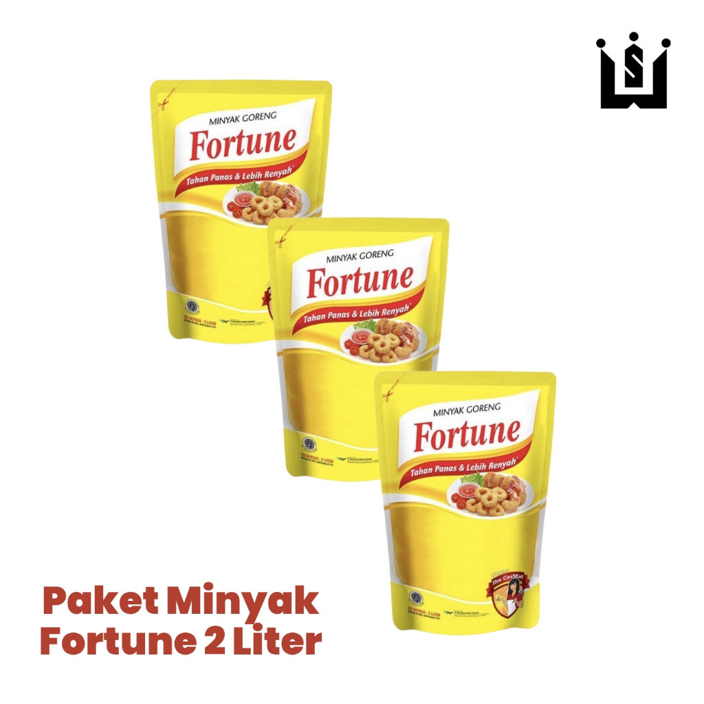 

PAKET MINYAK 3 PCS / 6 LITER FORTUNE MURAH 1PCS (2 LITER)