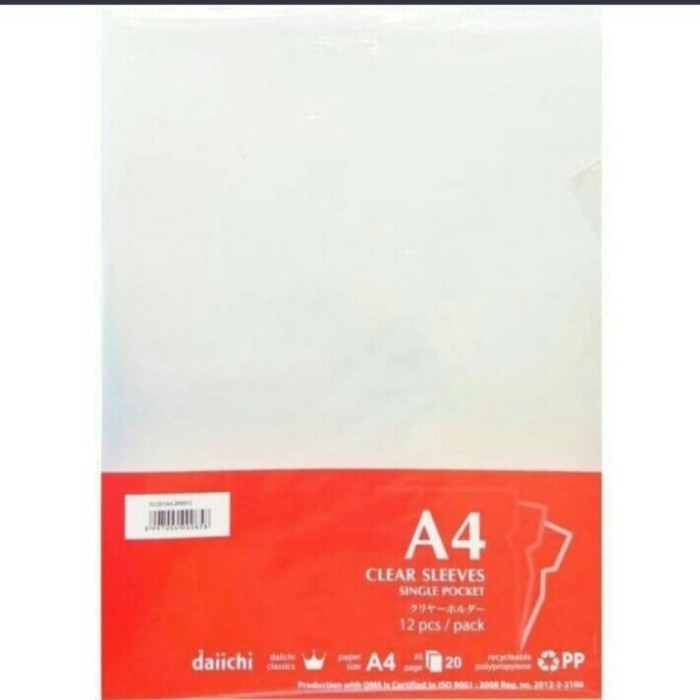 

MAP BENING A4 merk daichi / clear holder a4