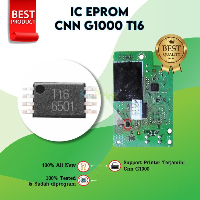 IC Counter Eprom G1000 T16 Reset G-1000 IC Eeprom G1000 T16 IC Canon