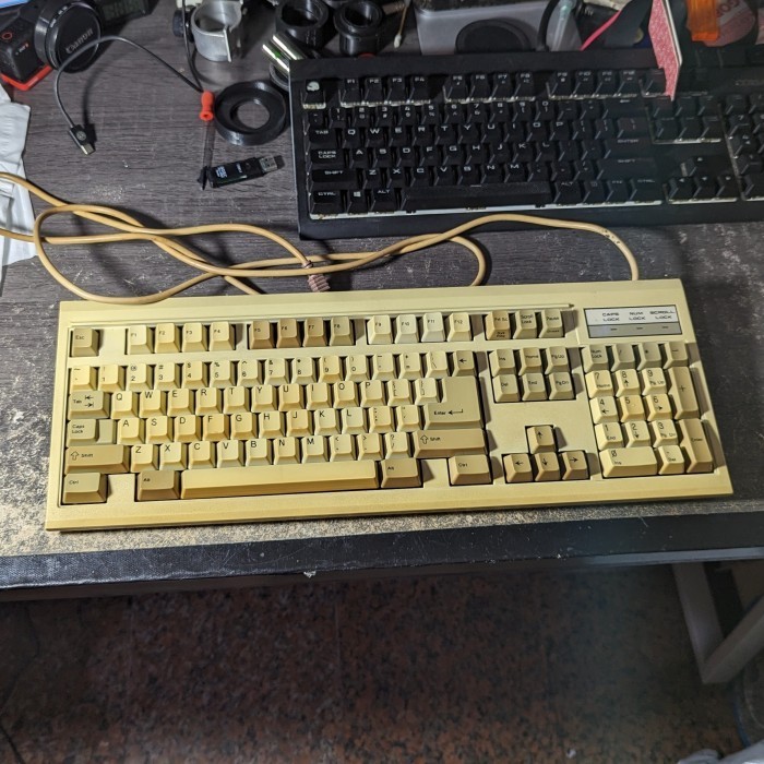 Dytcom K-160 Cherry MX Vintage Vint Blue Mechanical keyboard X Chicony Apple IBM Dytcom Wyse Zenith 