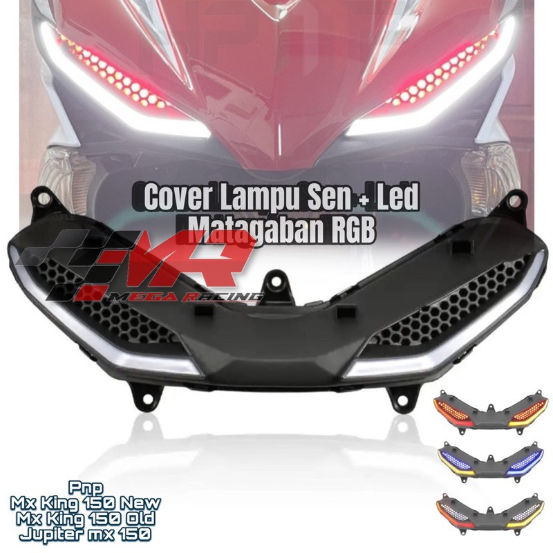 FLASH SALE Mata Gaban MxKing  Lampu Senja Audi DRL Mx King RGB  Cover List Mx King Model Mata Gaban 