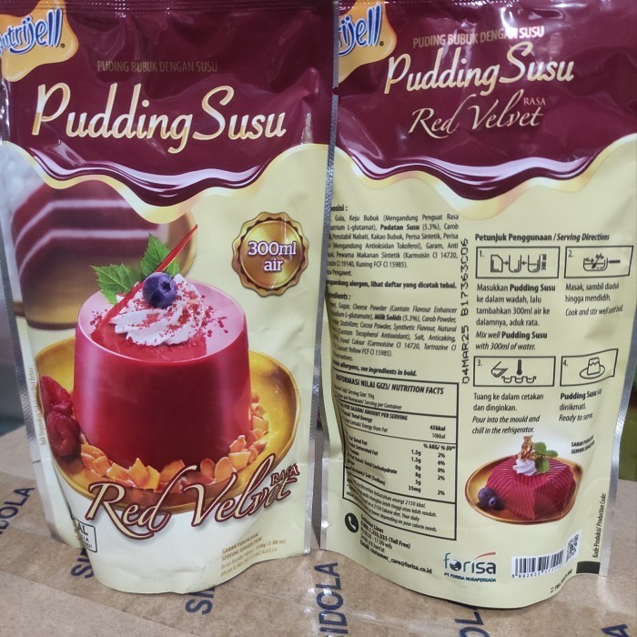 

Pudding Susu Nutrijell Red Velvet 120gr