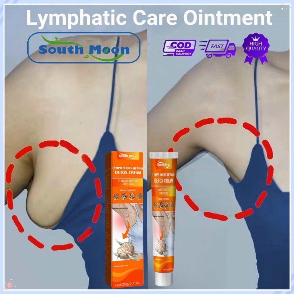 South Moon LYMPH NODES HERBAL DETOX CREAM Lymphatic Care Cream obat benjolan lipoma obat benjolan di