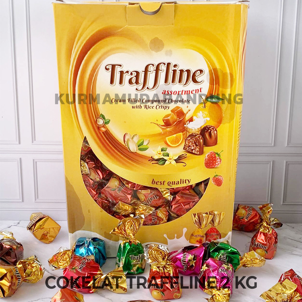 

COKLAT TRAFFLINE MIX RASA ORIGINAL TURKI OLEH OLEH HAJI UMROH 1kg/2kg