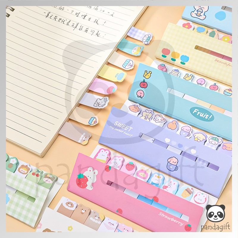 

200 Lembar Sticky Note inner index Warna Neon Untuk Pembatas Buku - GG0344